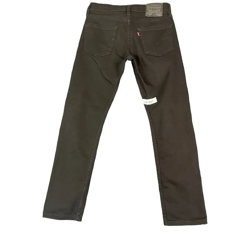 Levi's Jeans Men's 502 Taper Black W28 L30 (30x28)